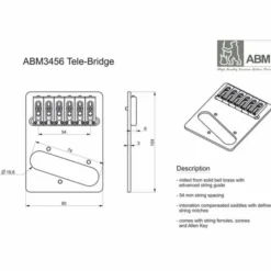 ABM 3456c T-Style Bridge Chrome