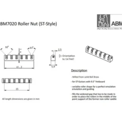 ABM 7020 ST-Style Roller Nut