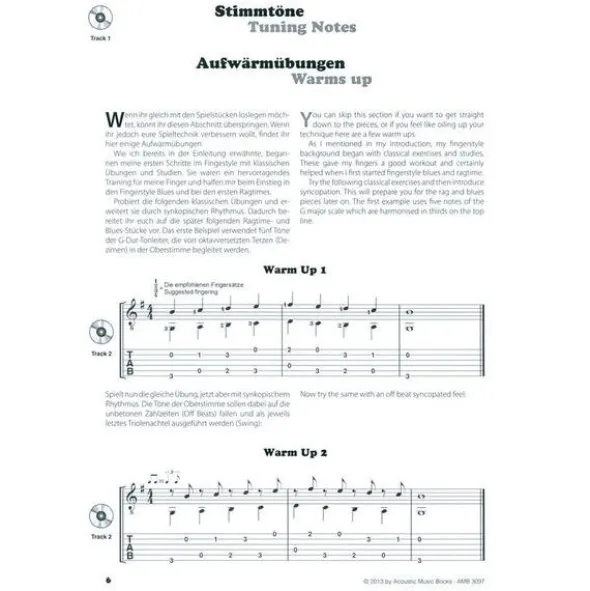 Acoustic Music Books Fingerstyle Blues Collection