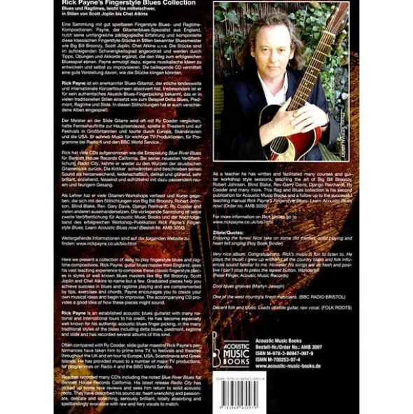 Acoustic Music Books Fingerstyle Blues Collection