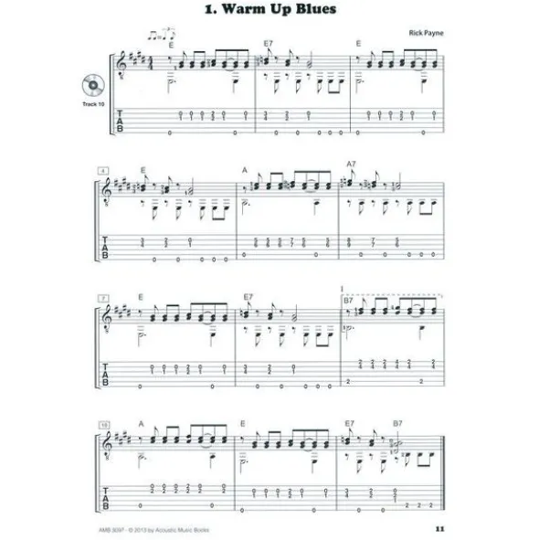 Acoustic Music Books Fingerstyle Blues Collection
