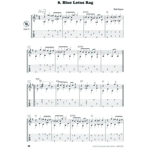 Acoustic Music Books Fingerstyle Blues Collection
