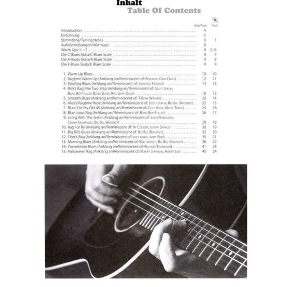 Acoustic Music Books Fingerstyle Blues Collection