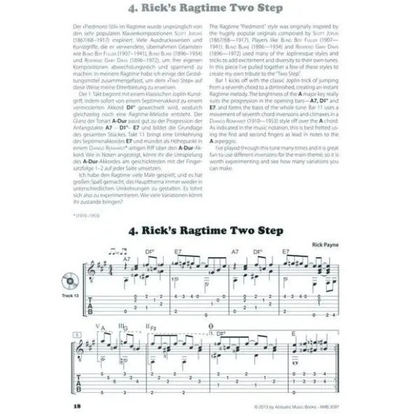Acoustic Music Books Fingerstyle Blues Collection