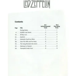 Alfred Music Publishing Led Zeppelin Bass Play-Along 2