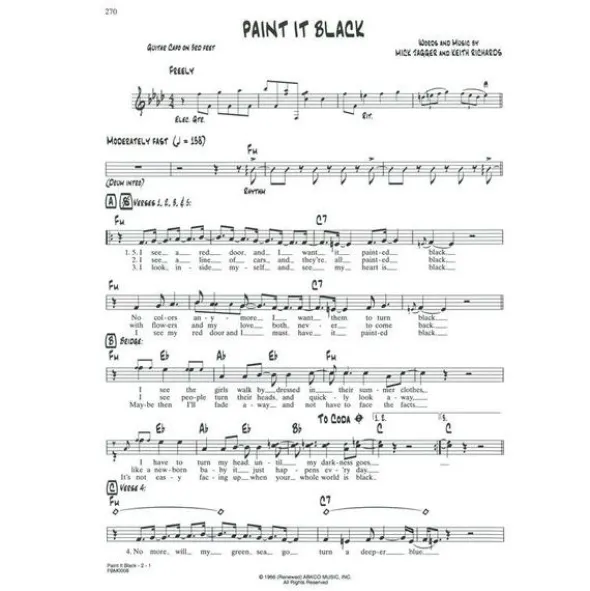 Alfred Music Publishing Rolling Stones Fake Book