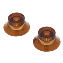 Allparts Bell Knobs to 11 Amber