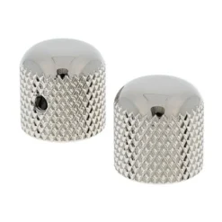 Allparts Metal Dome Knobs Nickel