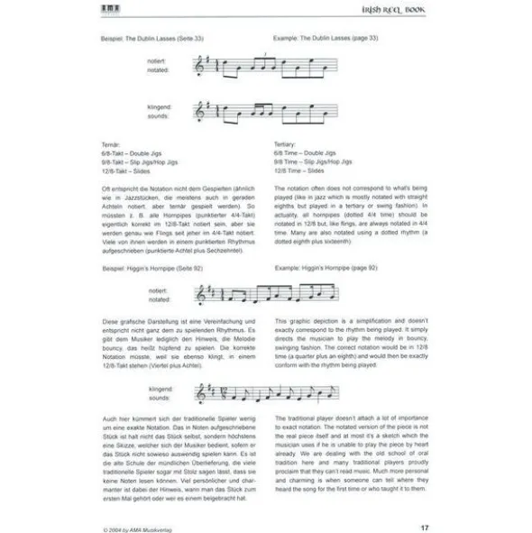 AMA Verlag Irish Reel Book