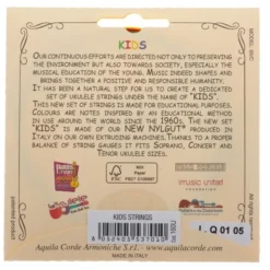 Aquila Kids Multi Color Uke Strings