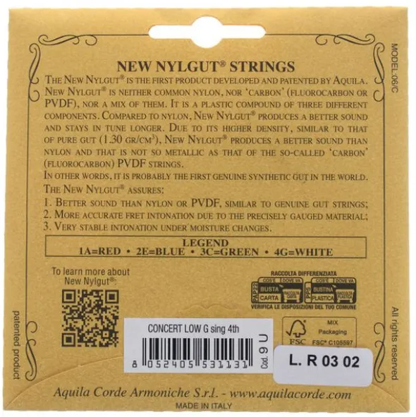 Aquila 9U Ukulele Single String G