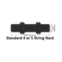 Bartolini 4-Str Original J-Bass Set BK