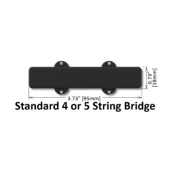 Bartolini 4-Str Original J-Bass Set BK