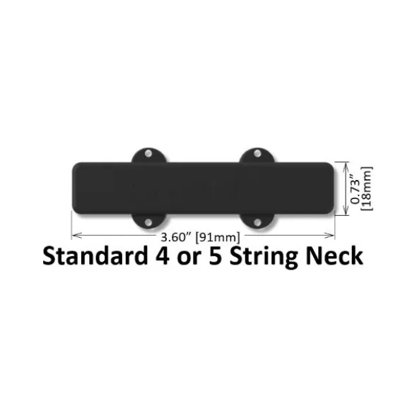 Bartolini 5-Str Original J-Bass Set BK