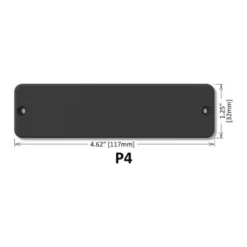 Bartolini 6-Str P4 Soapbar Neck BK
