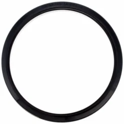 Bass Drum O's 6" Black round HBL6