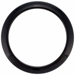 Bass Drum O's 4" Black round HBL4