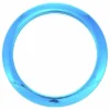 Bass Drum O's 4" Blue Chrome round HCB4