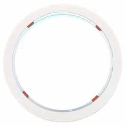 Bass Drum O's 4" Blue Chrome round HCB4