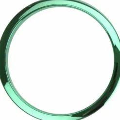 Bass Drum O's 6" Green Chrome round HCG6