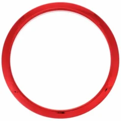 Bass Drum O's 6" Red Chrome round HCR6