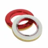 Bass Drum O's 2" Red chrome round HCR2