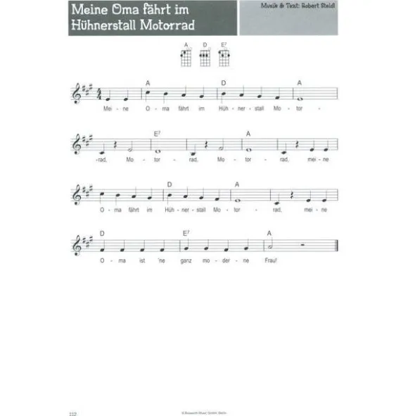 Bosworth 100 Kinderlieder für Ukulele