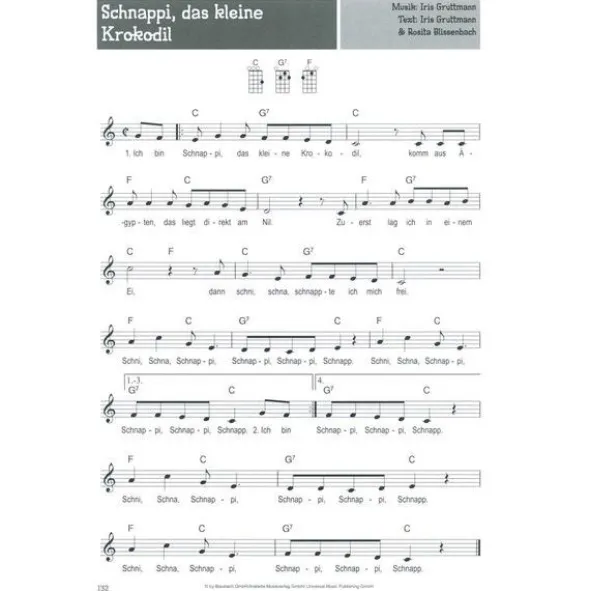 Bosworth 100 Kinderlieder für Ukulele