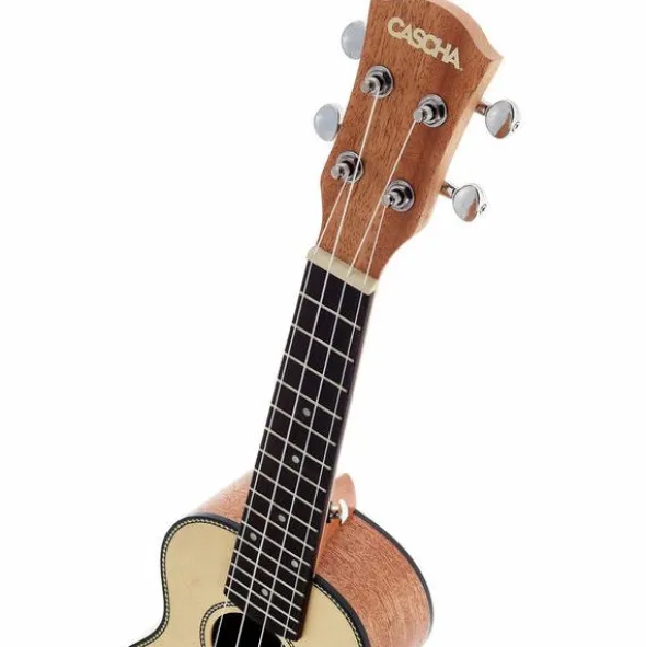 Cascha Premium Soprano Uku Solid Top