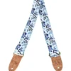 Cascha Ukulele Strap Blue Twigs Veg