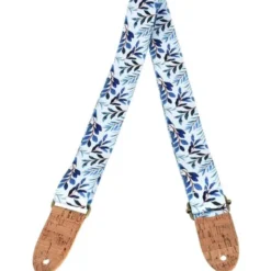 Cascha Ukulele Strap Blue Twigs Veg
