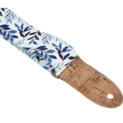 Cascha Ukulele Strap Blue Twigs Veg