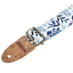 Cascha Ukulele Strap Blue Twigs Veg