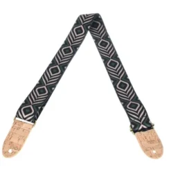 Cascha Ukulele Strap GR Chevron Veg