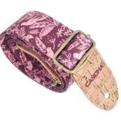 Cascha Ukulele Strap Mauve Birds Veg