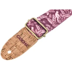Cascha Ukulele Strap Mauve Birds Veg