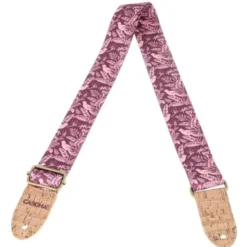 Cascha Ukulele Strap Mauve Birds Veg
