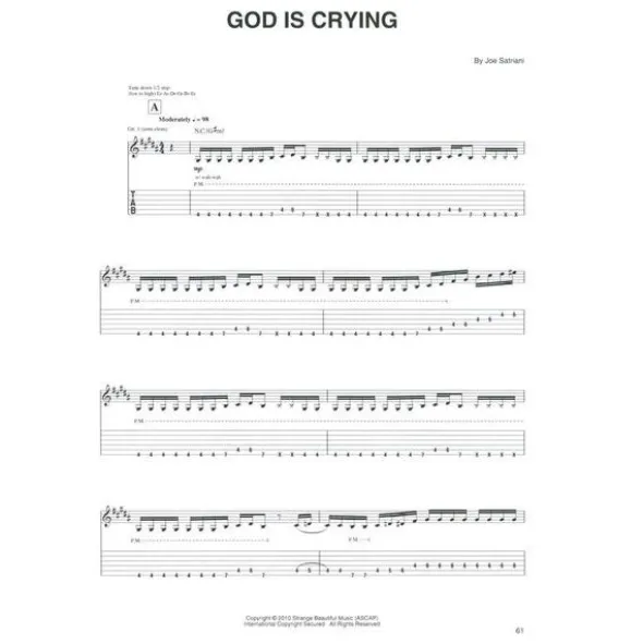 Cherry Lane Music Company Joe Satriani Collection