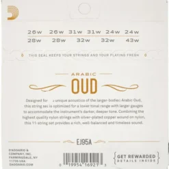 Daddario EJ95A Oud Silver Plated Copper