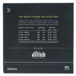 Daddario NYXL45105 Bass Set