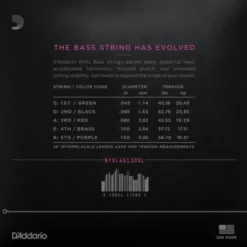 Daddario NYXL45130SL Bass Set