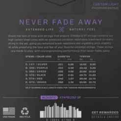 Daddario XTAPB1152-3P Custom Light