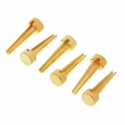 dAndrea Bridge Pins Solid Brass Flat