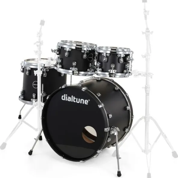 Dialtune 4-pcs Maple Set Matte Black