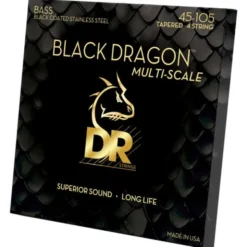 DR Strings Black Dragon DBSMB-45 Coated