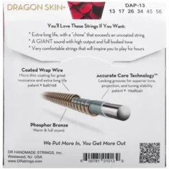 DR Strings Dragon Skin+ DAP-13/56 Coated