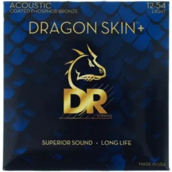 DR Strings Dragon Skin+ DAP-12 Coated
