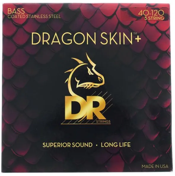 DR Strings Dragon Skin+ DBS5-40 Coated