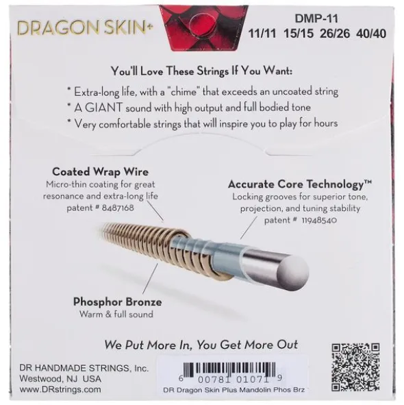 DR Strings Dragon Skin+ DMP-11 Coated