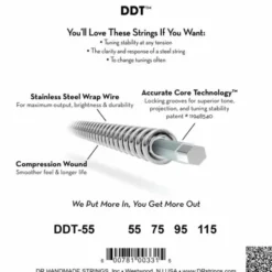 DR Strings Drop-Down Tuning DDT-55